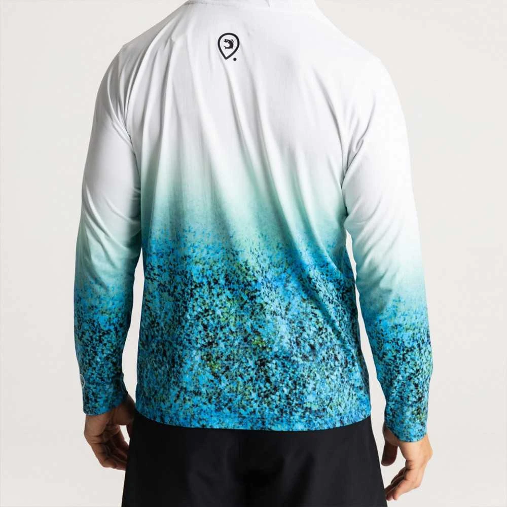 Marškinėliai Adventer & Fishing Functional Hooded UV T-Shirt Bluefin Trevally