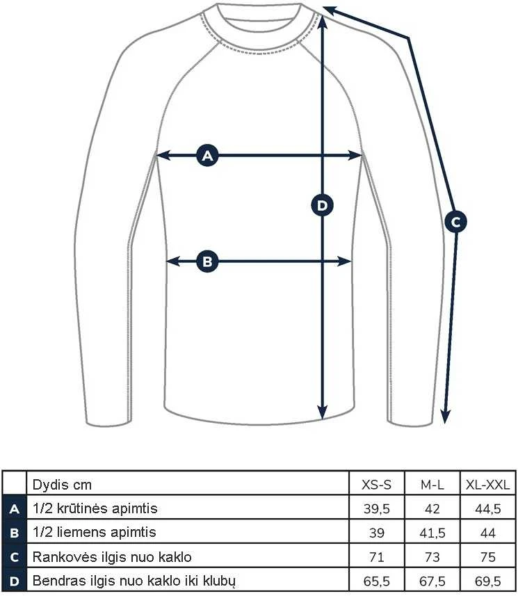 Marškinėliai Adventer & Fishing Functional Undershirt Steel & Juodas
