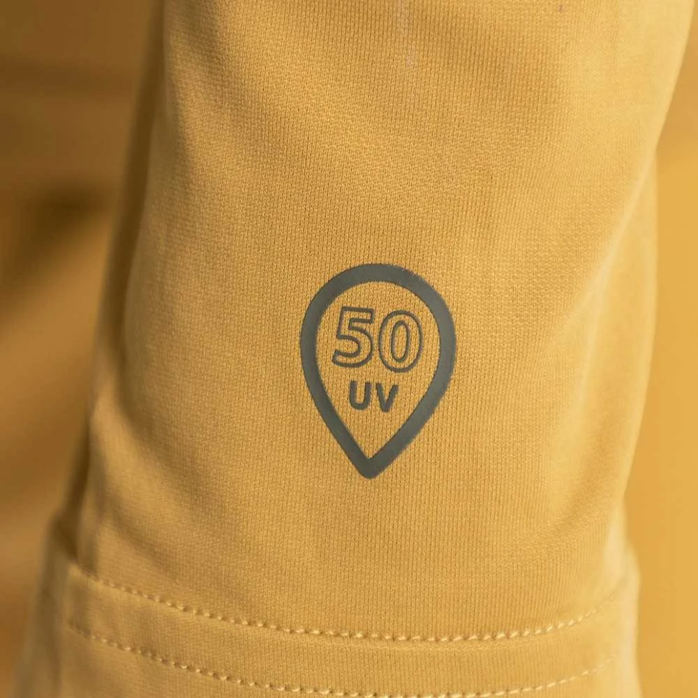 Marškinėliai Adventer & Fishing Functional Hooded UV T-Shirt Sand