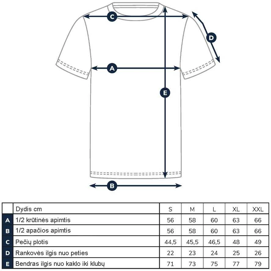 Marškinėliai Adventer & Fishing Short T-Shirt Sand