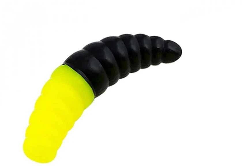 Masalas upėtakiui Akara Trout Time Maggot 4cm - Cheese