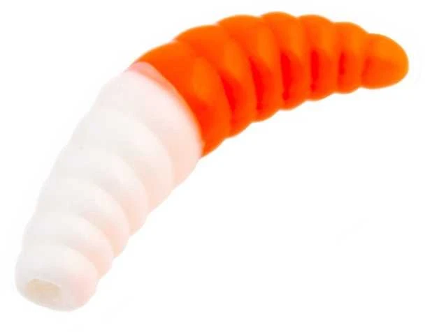 Masalas upėtakiui Akara Trout Time Maggot 4cm - Cheese