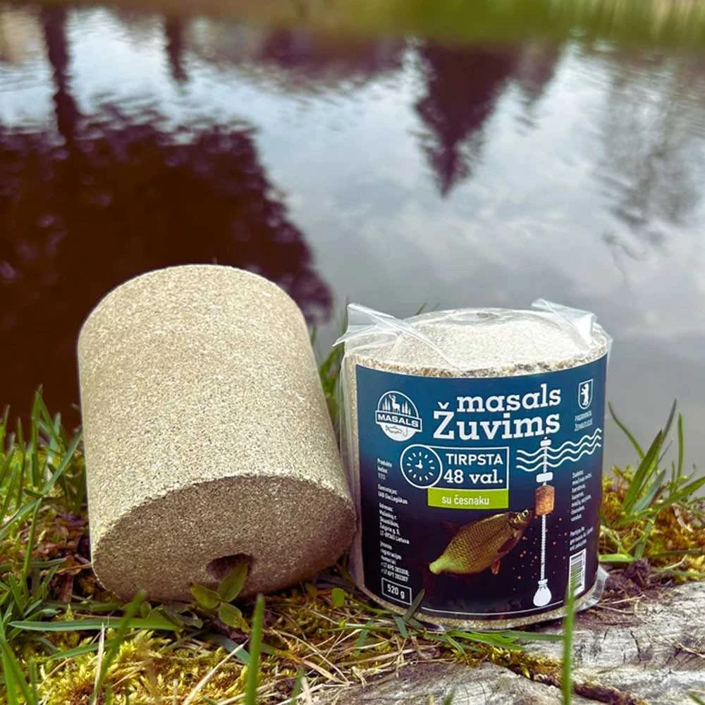 Masals žuvims - natūralus 48 val tirpstantis jaukas 520g