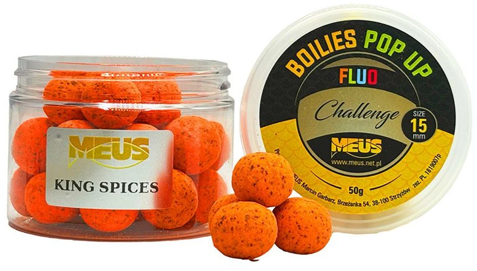 Boiliai Meus Challenge Pop Up Fluo 15mm - King Spice