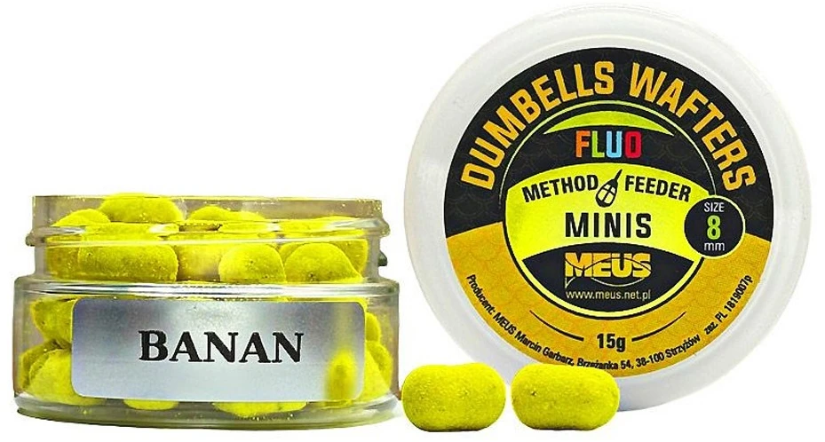 Meus Dumbells Wafters Minis 8mm - Banana