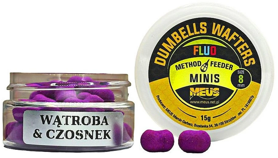 Meus Dumbells Wafters Minis 8mm - Liver & Garlic