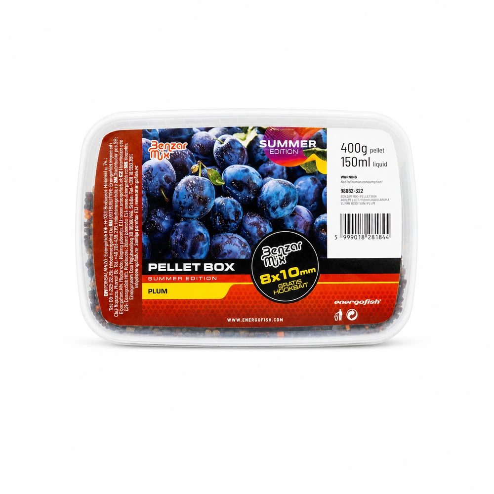 Peletės Benzar Mix Pellet Box 400g - Plum