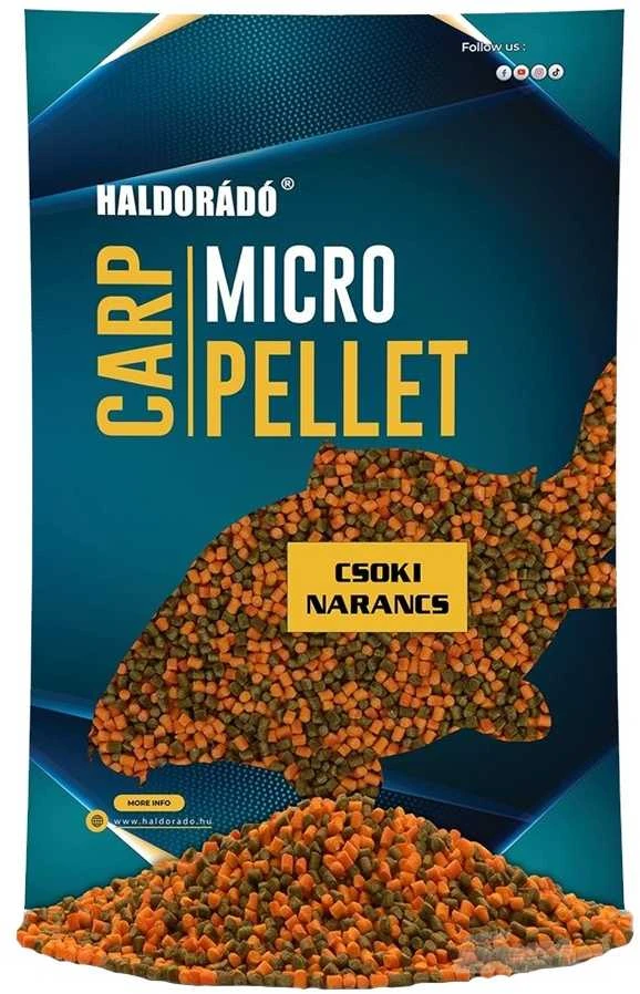 Peletės Haldorado Carp Micro Pellet 2,5mm 600g - Chocolate Oranžinis