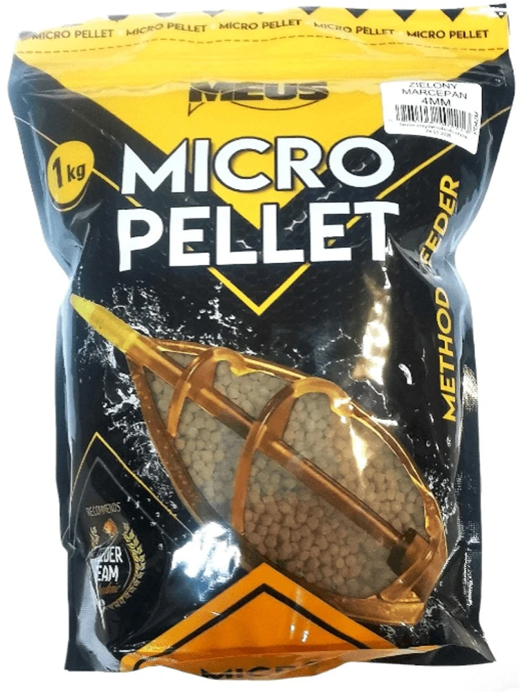 Peletės Meus, 4 mm, žalias marcipanas, 1kg