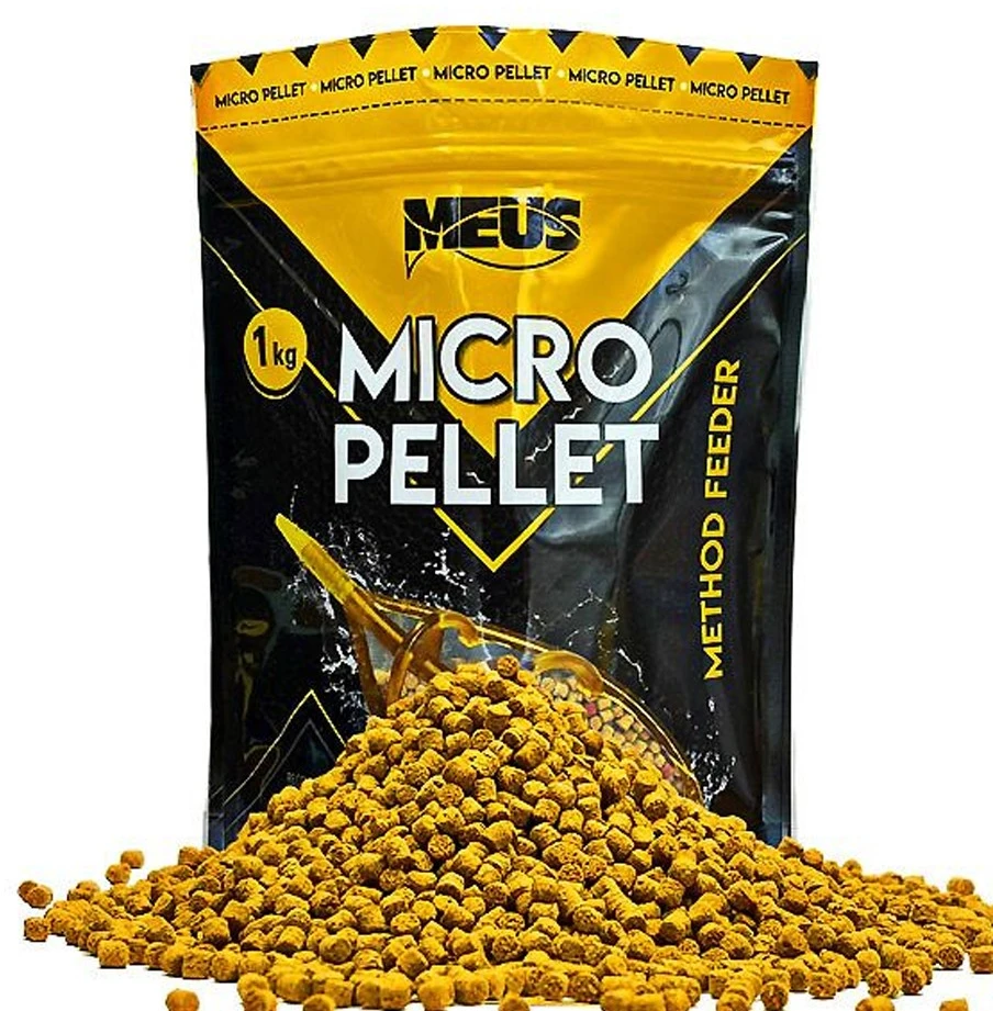 Peletės Meus Durus Micro Pellet 4mm 1kg - Saldus kukurūzas