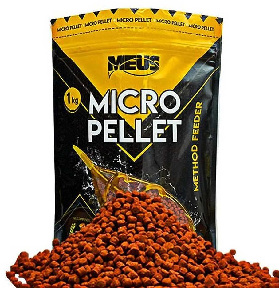 Peletės Meus, 4 mm, braškė, 1kg