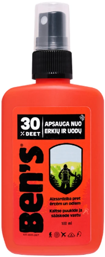 Purškiamas repelentas Ben's 30 100ml