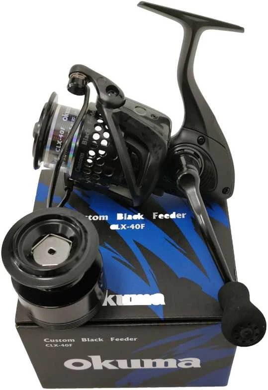 Ritė Okuma Custom Juodas Feeder CLX 40-55F