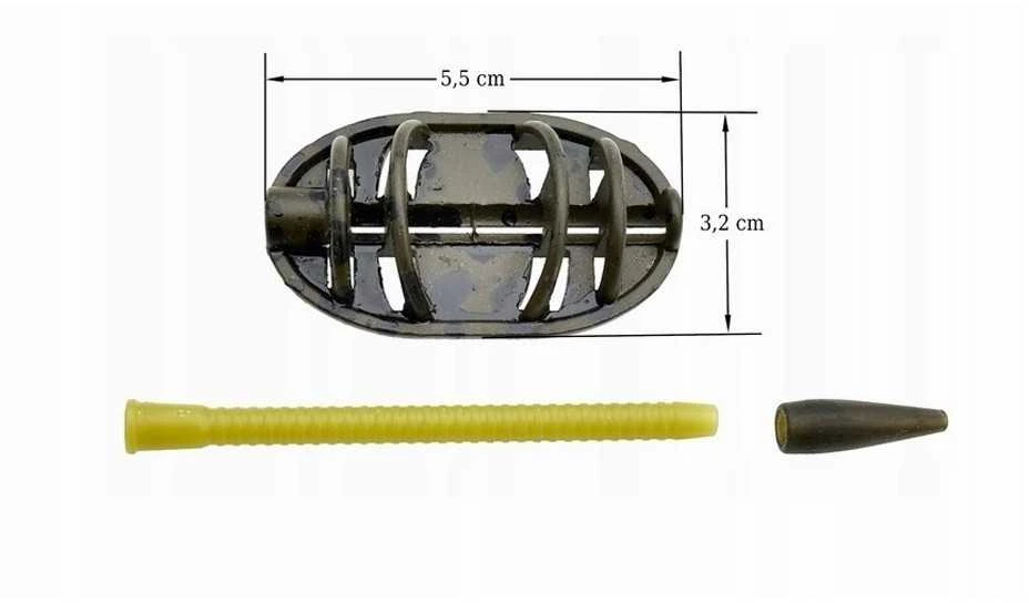 Šėryklų komplektas FL Method Feeder Inline 40+50+60g