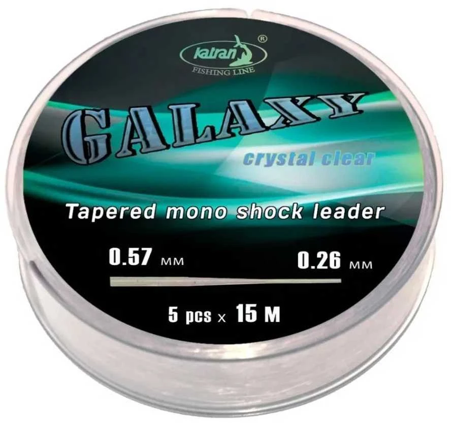 „Shockleader Katran Galaxy Crystal Clear“ 0,28–57 mm (5 vnt.)