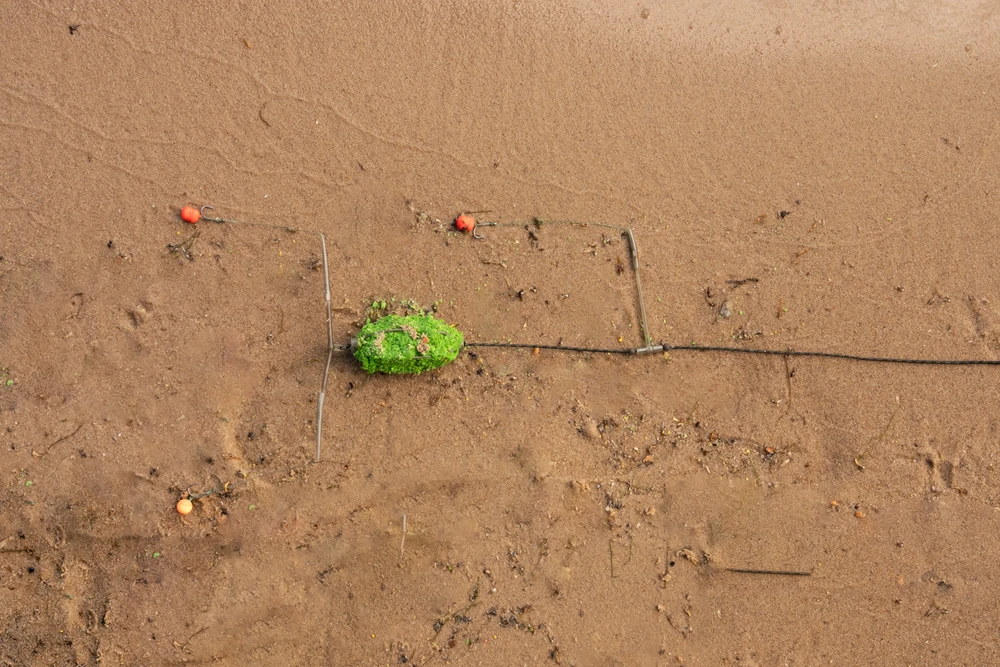 Sistema dugninei žūklei FRY Watermelon Rig On Leadcore 3 Hooks 30-50g