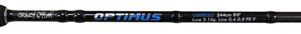 Spiningas Crazy Fish Optimus 2.44m 3-14g