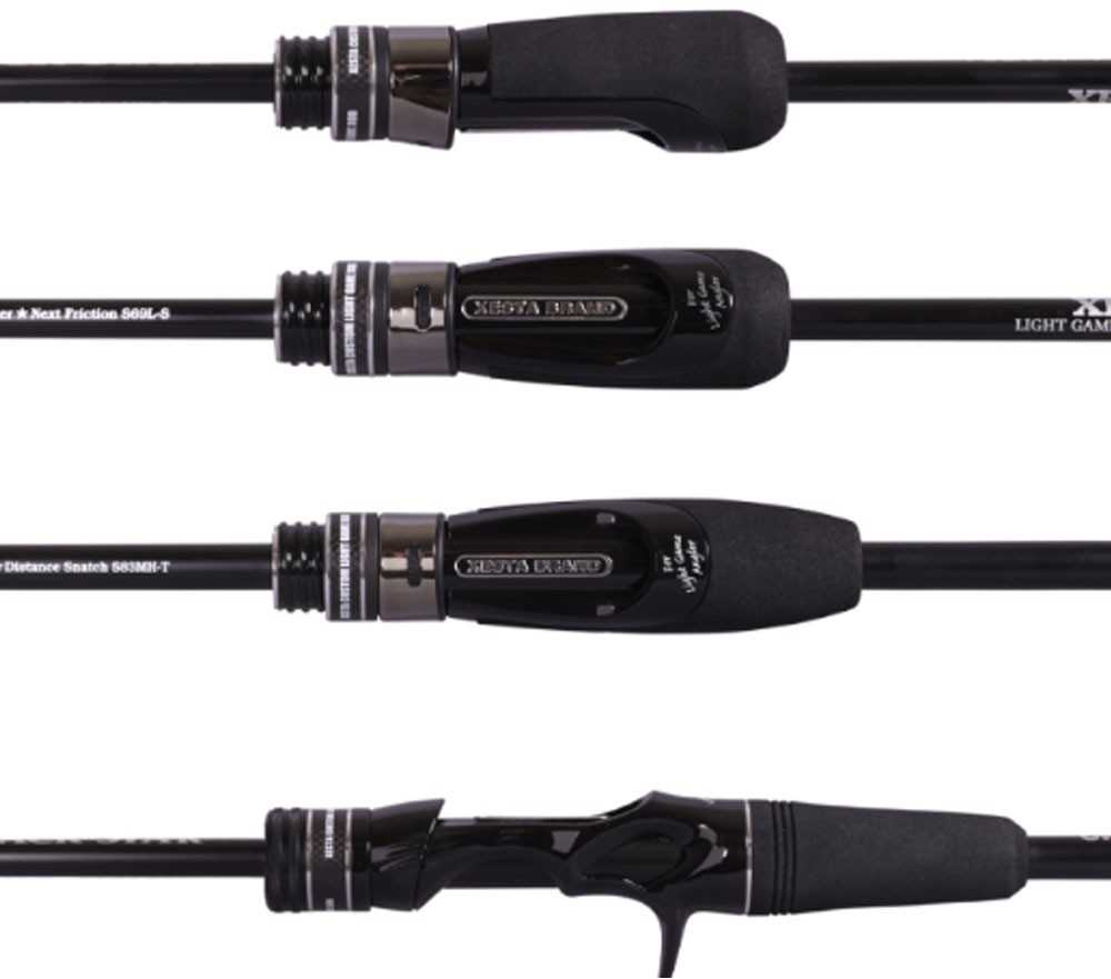 Spiningas XESTA Juodas Star Multi Swap S74ML-T 2.24m 0,8-12g
