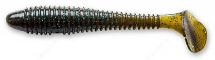 Spiningavimo masalas Crazy Fish Vibro Fat 4.7" (4 vnt.)
