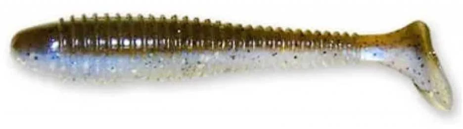 Spiningavimo masalas Crazy Fish Vibro Fat 4.7" (4 vnt.)