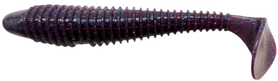 Spiningavimo masalas Crazy Fish Vibro Fat 4.7" (4 vnt.)