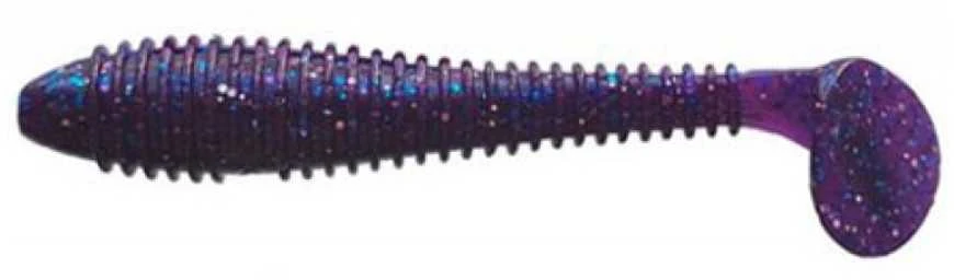 Spiningavimo masalas Crazy Fish Vibro Fat 4.7" (4 vnt.)