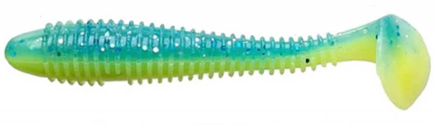 Spiningavimo masalas Crazy Fish Vibro Fat 4.7" (4 vnt.)