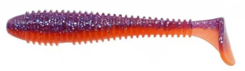 Spiningavimo masalas Crazy Fish Vibro Fat 4.7" (4 vnt.)