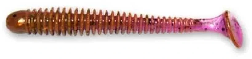 Spiningavimo masalas Crazy Fish Vibro Worm 3" (5 vnt.)