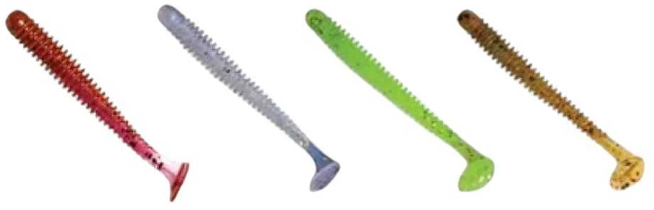 Spiningavimo masalas Crazy Fish Vibro Worm 2"