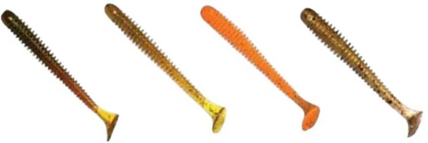 Spiningavimo masalas Crazy Fish Vibro Worm 2"