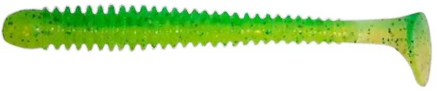 Spiningavimo masalas Crazy Fish Vibro Worm 4.5" (5 vnt.)
