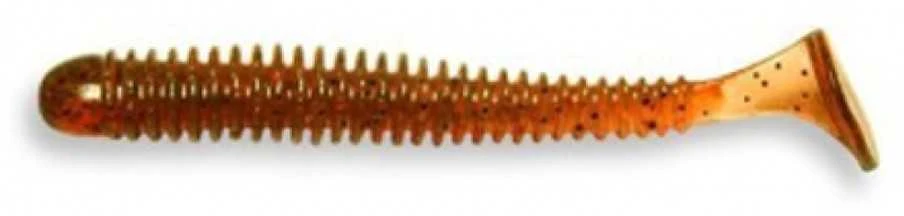 Spiningavimo masalas Crazy Fish Vibro Worm 4.5" (5 vnt.)