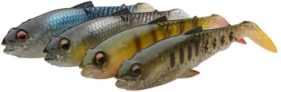 Spiningavimo masalų rinkinys Savage Gear Craft Cannibal Paddletail mix 8,5cm 7g 4vnt