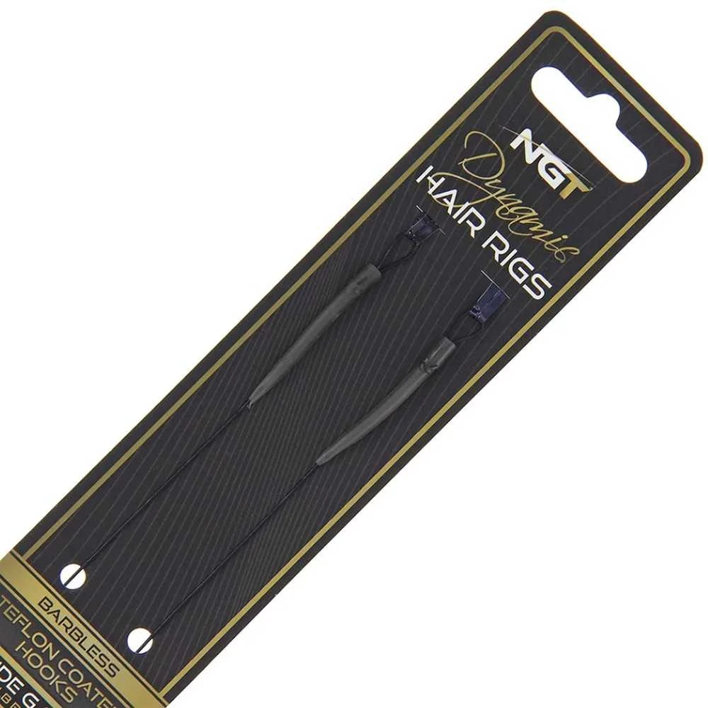 Surišti kabliukai NGT Dynamic Twin Pack Hair Rigs