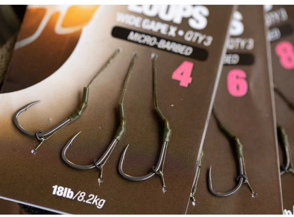 Surišti pavadėliai Korda Loop Rigs DF Wide Gape X