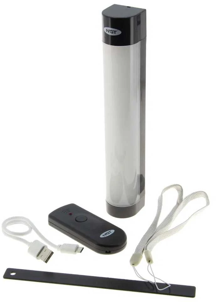 Didelis žibintas su nuotoliniu pulteliu NGT, 2600 mAh, 21 x 3,5 x 3,5 cm