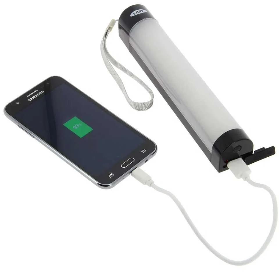 Didelis žibintas su nuotoliniu pulteliu NGT, 2600 mAh, 21 x 3,5 x 3,5 cm