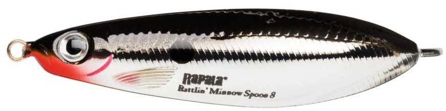 Žolinė blizgė/vartiklė Rapala Rattlin Minnow Spoon 8cm 16g