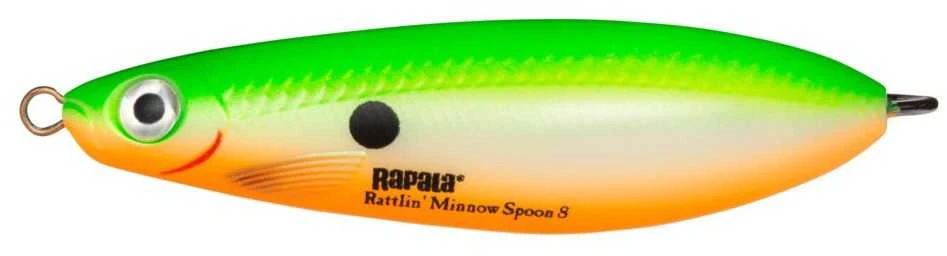 Žolinė blizgė/vartiklė Rapala Rattlin Minnow Spoon 8cm 16g