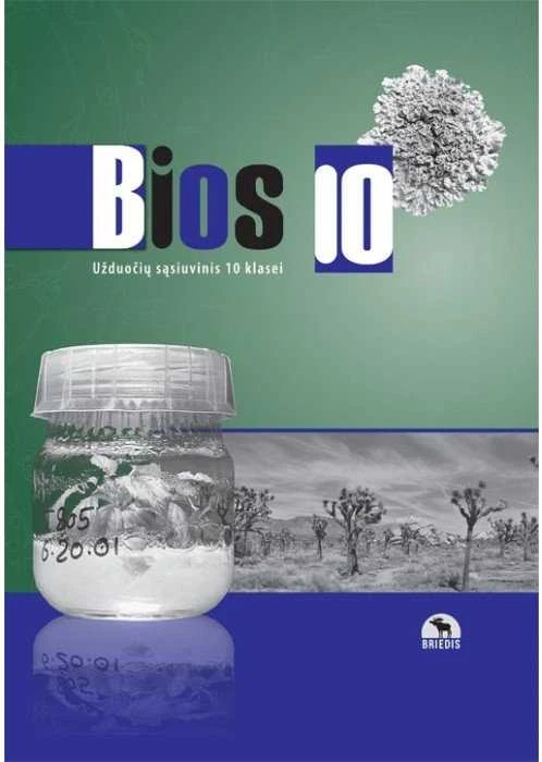 KNYGA Briedis Bios 10. Biologijos užduočių sąsiuvinis 10 kl.
