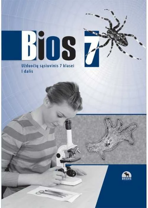 KNYGA Briedis Bios 7, biologijos užduočių sąsiuvinis 7 kl. I dalis