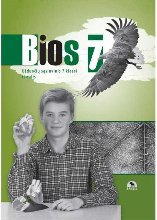KNYGA Briedis Bios 7. Biologijos užduočių sąsiuvinis 7 kl., II d.