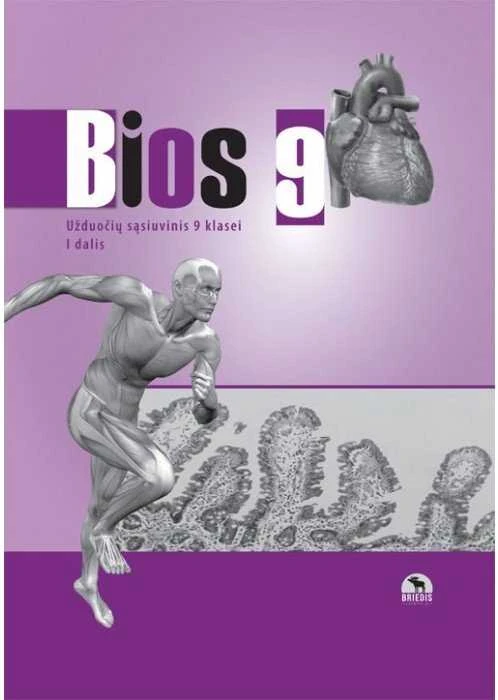 KNYGA Briedis Bios 9. Biologijos užduočių sąsiuvinis 9 kl., I d.