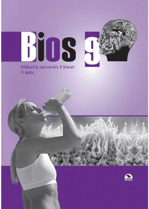 KNYGA Briedis Bios 9. Biologijos užduočių sąsiuvinis 9 kl. 2d.