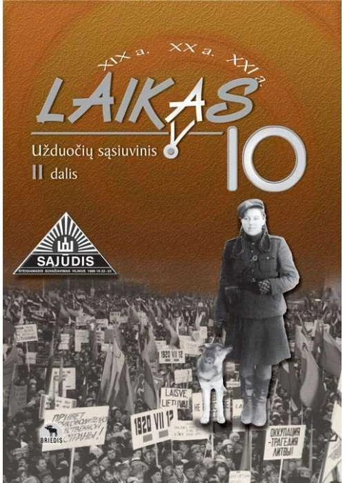 KNYGA Briedis Laikas 10. Užduočių sąsiuvinis 10 kl., II d.