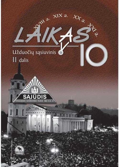 KNYGA Briedis Laikas 10 kl. 2d. Užduočių sąs.