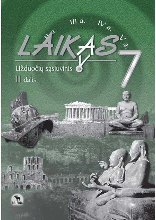 KNYGA Briedis Laikas. Užduočių sąsiuvinis 7 klasei, 2 dalis