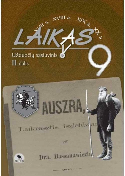 KNYGA Briedis Laikas 9. Užduočių sąsiuvinis 9 kl., II d.