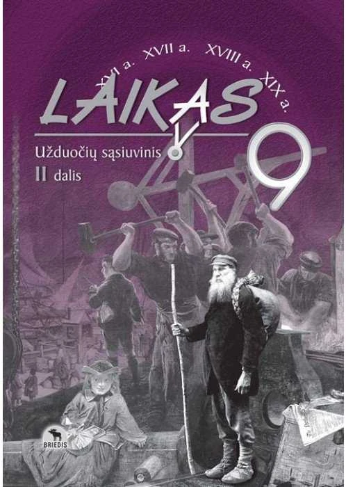 KNYGA Briedis Laikas 9. Užduočių sąsiuvinis 9 kl., II d.